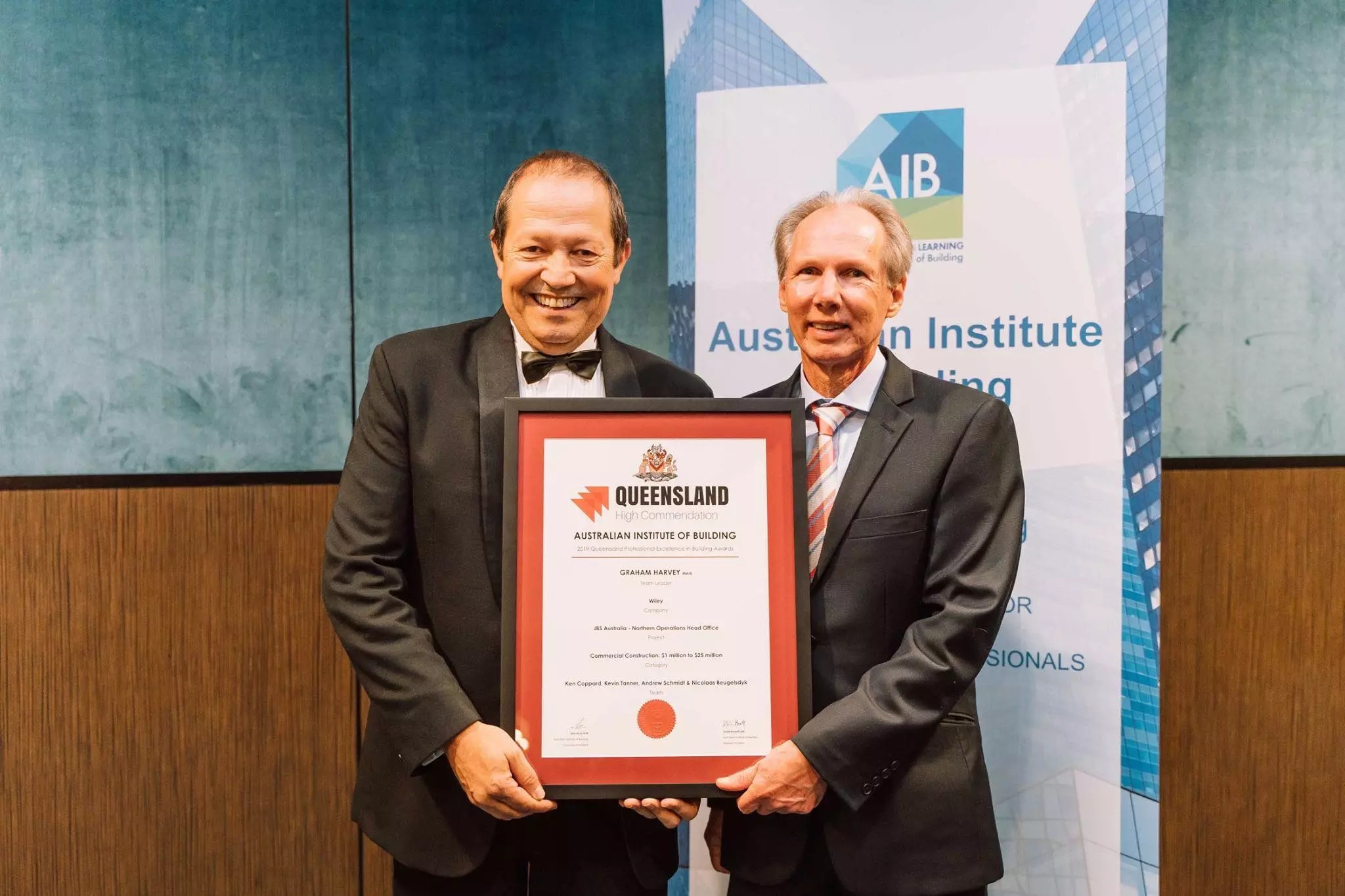 Wiley Takes Home Three Awards At AIB Queensland Awards Wiley