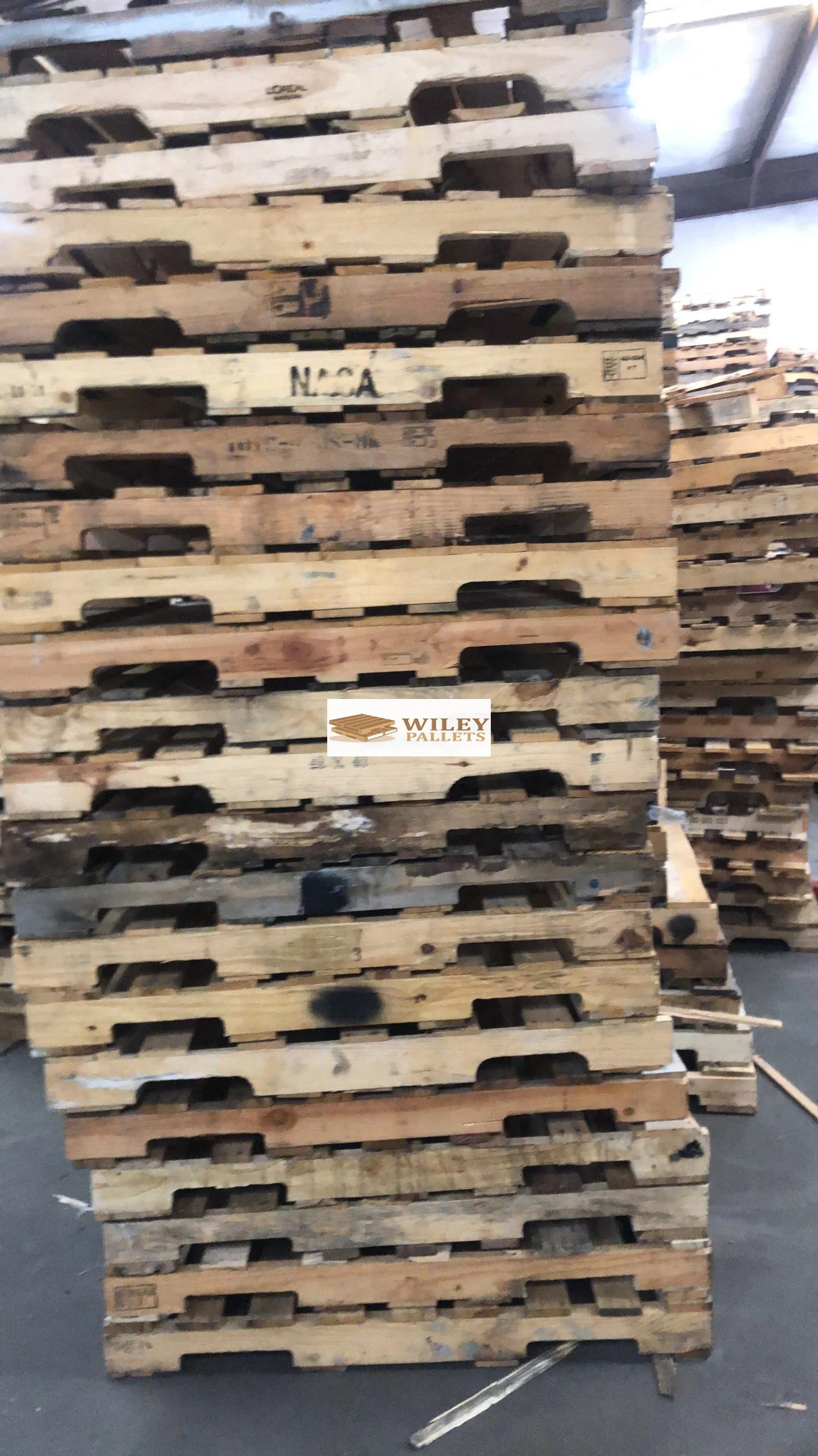 Used 48x40 Stringer Pallets 4way Fairfield, CT Wiley Pallet