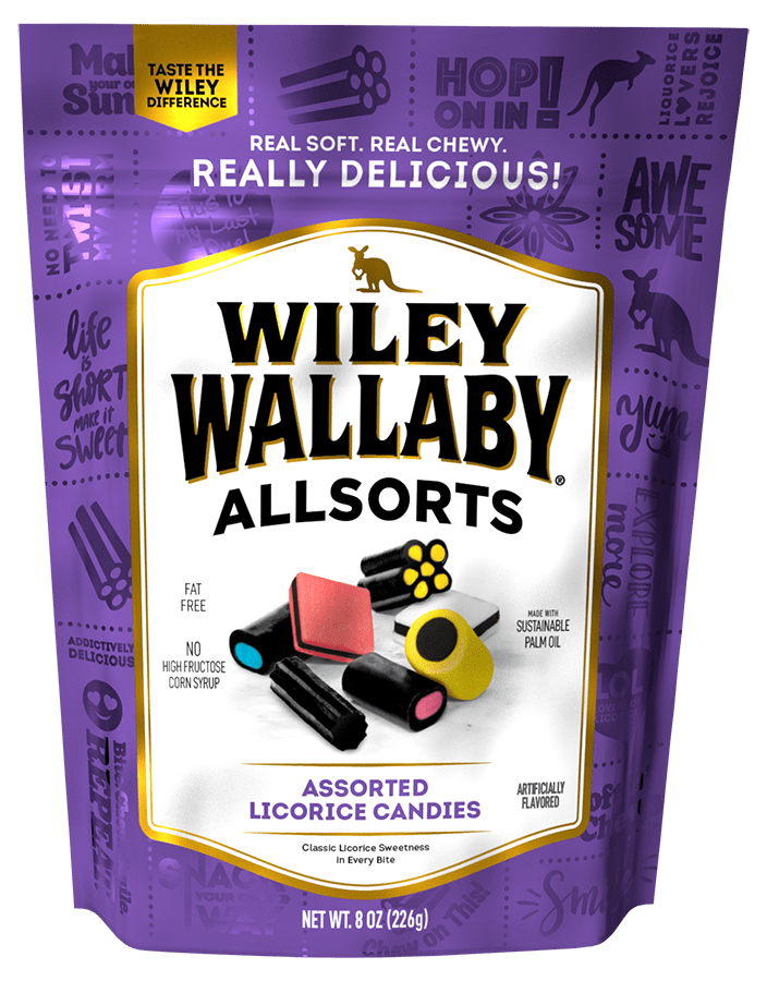 Allsorts Wiley Wallaby Gourmet Licorice
