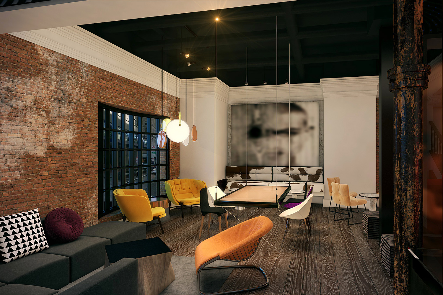 Hotel Zeppelin, San Francisco California, Wilk ARCH, Renovation