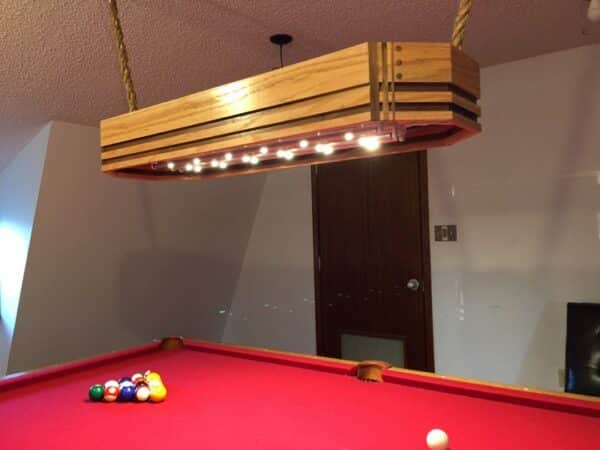 Custom Pool Table Light | Wilker Do's