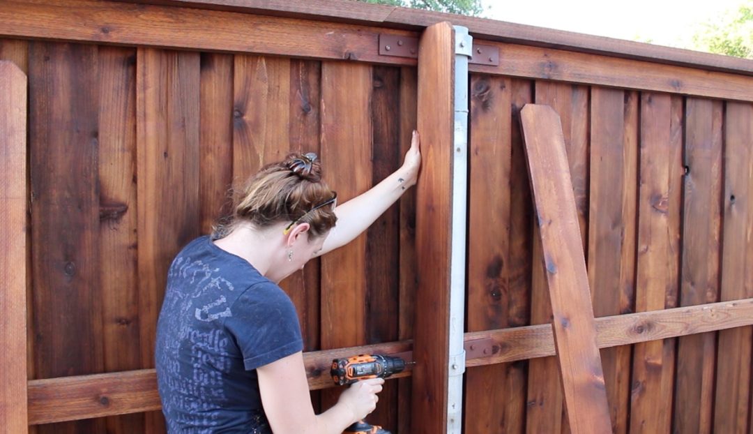How To Build A Gate For A Fence + Trim Part 3