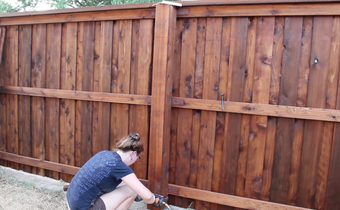 How To Build A Gate For A Fence + Trim Part 3