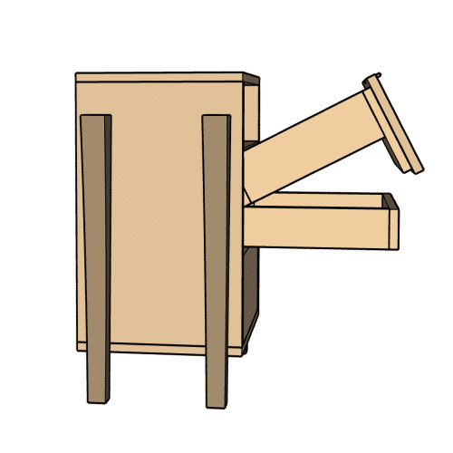 End Table Or Night Stand With Secret Storage Plans Wilker Do's