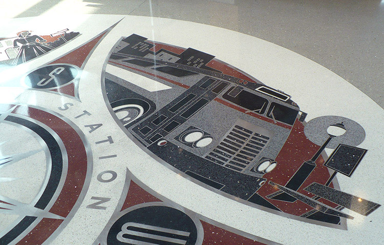 Terrazzo Floor Illustration Wilkinson Brothers Graphic Design And