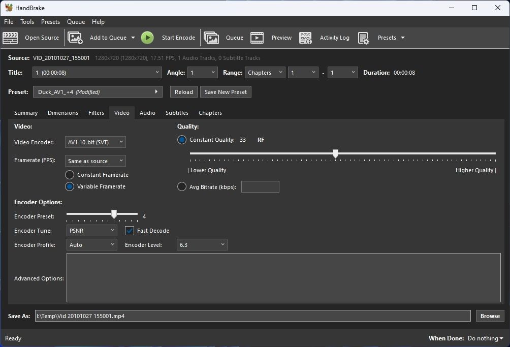 Como personalizar predefinições no HandBrake para codificação de vídeo