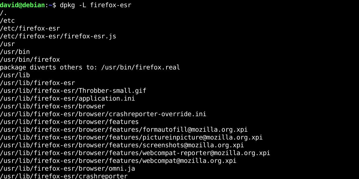 Como descobrir onde o apt instalou esse pacote no Debian e Ubuntu