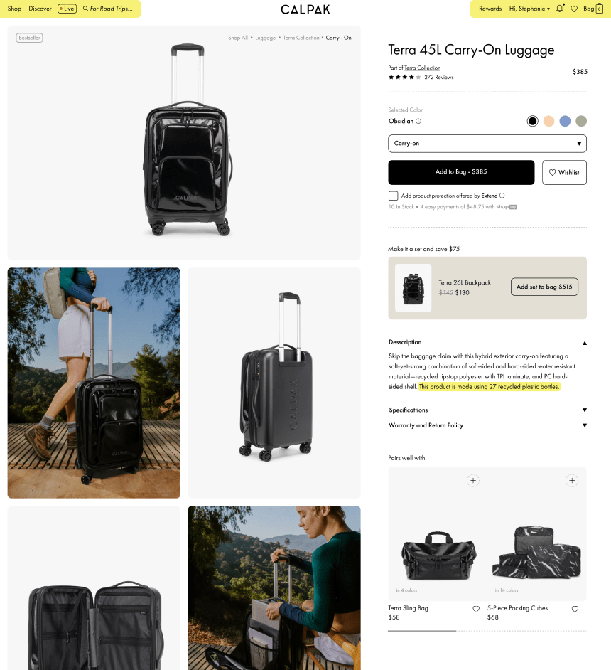 Calpak Willa Creative