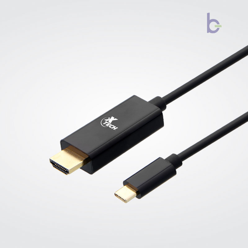 Cable XTech Con Conector USB TipoC Macho a HDMI Macho Will b tech