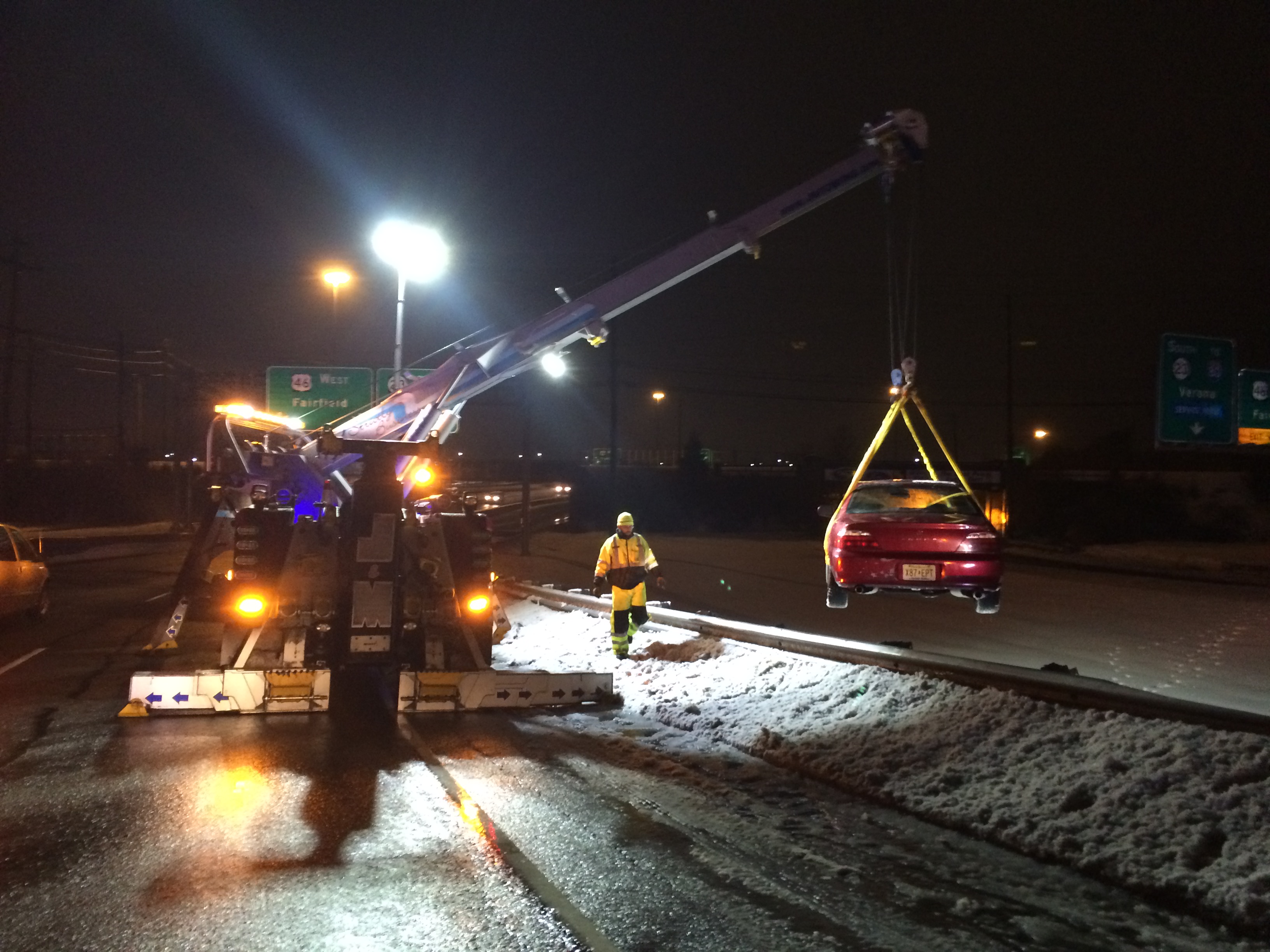 Heavy Duty Towing Light Towers Roof Mount or Vertical Scene Recovery Lighting