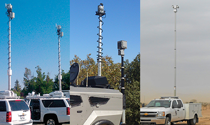 Vehicle Roof Mount Telescoping Mast | Elevate Cameras & Antennas