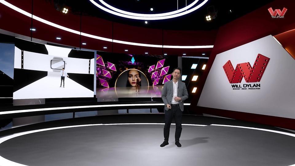 How much is the license fee for streaming a virtual studio created with