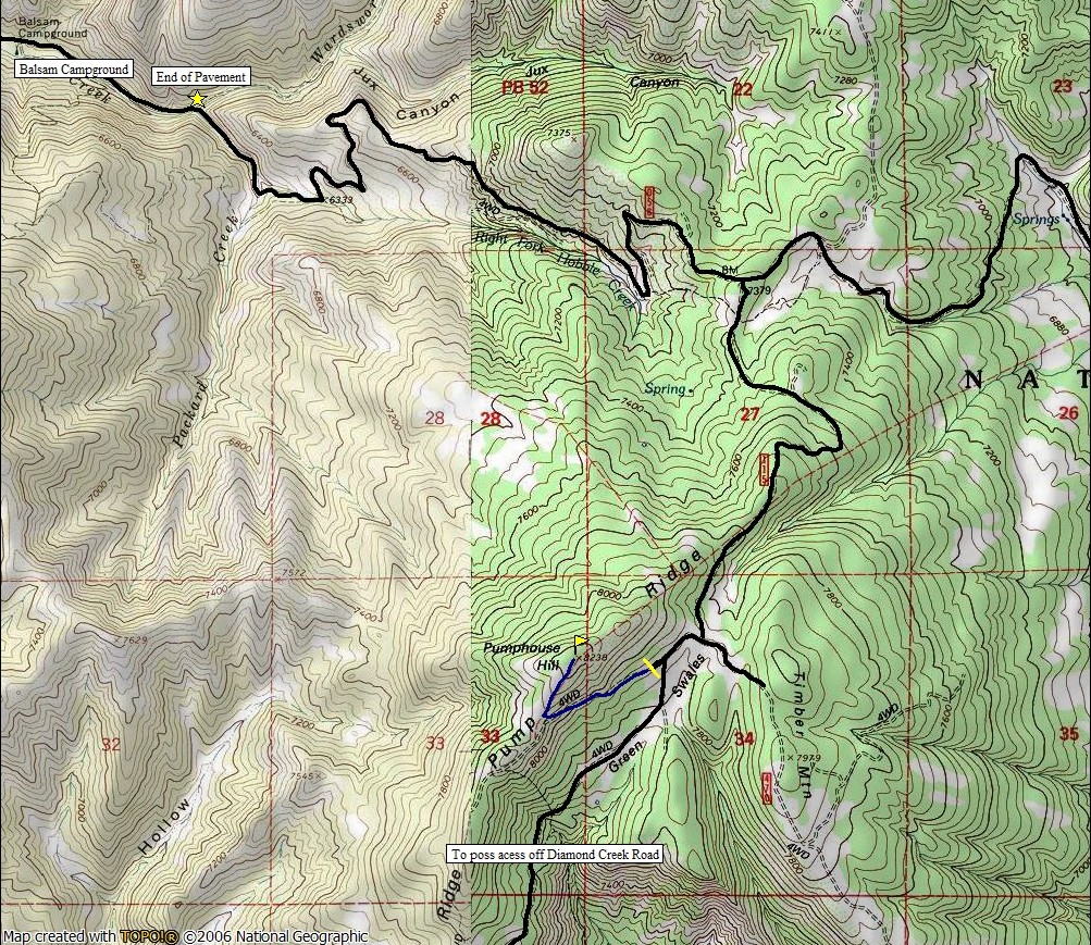 Pumphouse Hill Hobble Creek Canyon