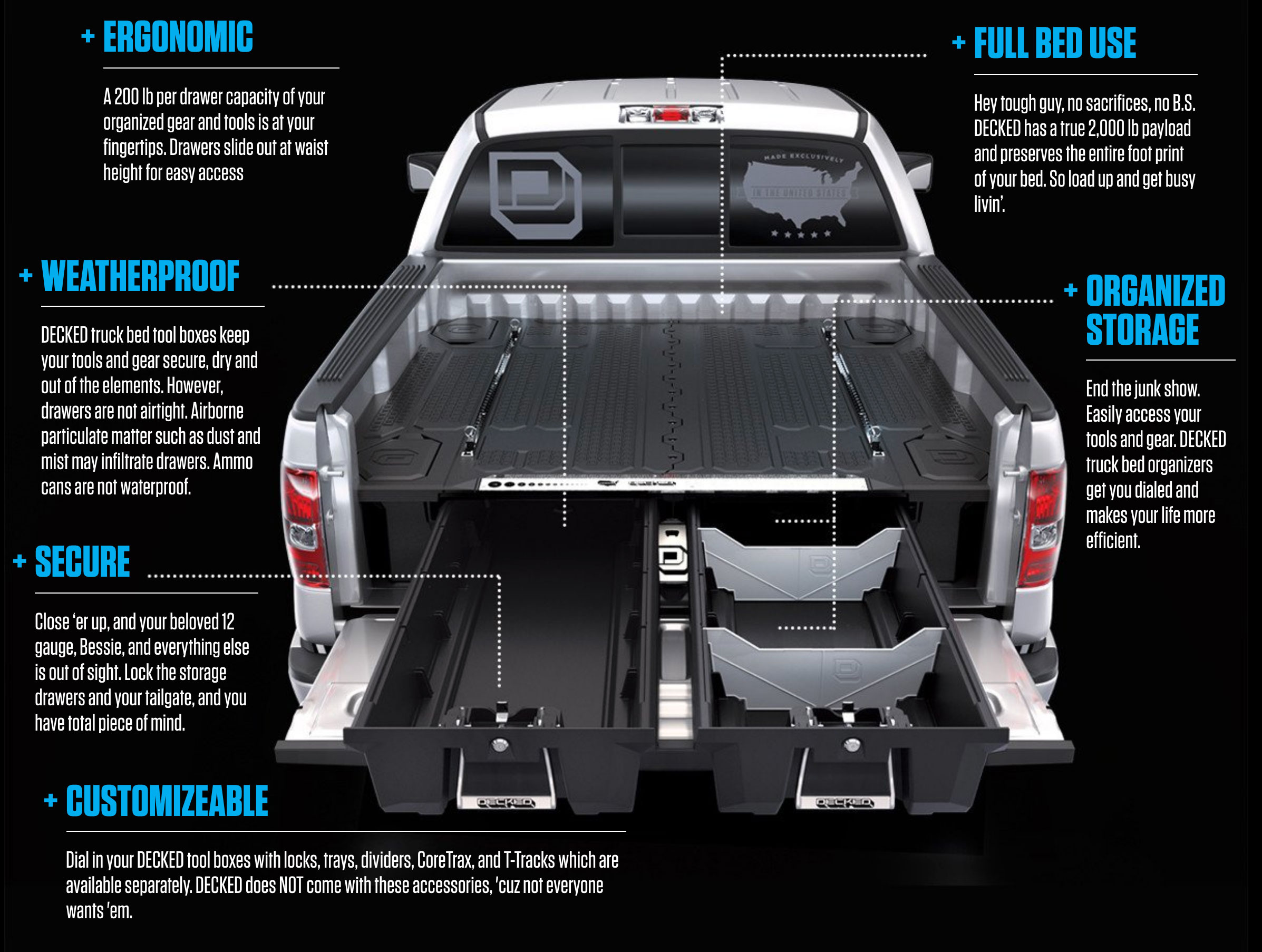 Decked Truck Bed Storage Catlin Truck Accessories