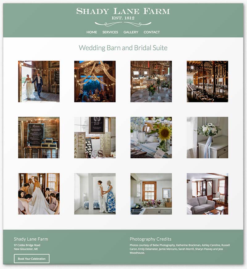 Shady Lane Farm williamo dev & design