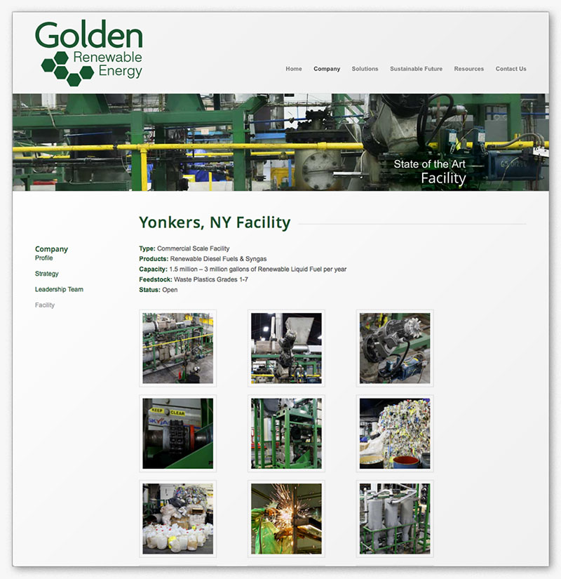 Golden Renewable Energy williamo dev & design