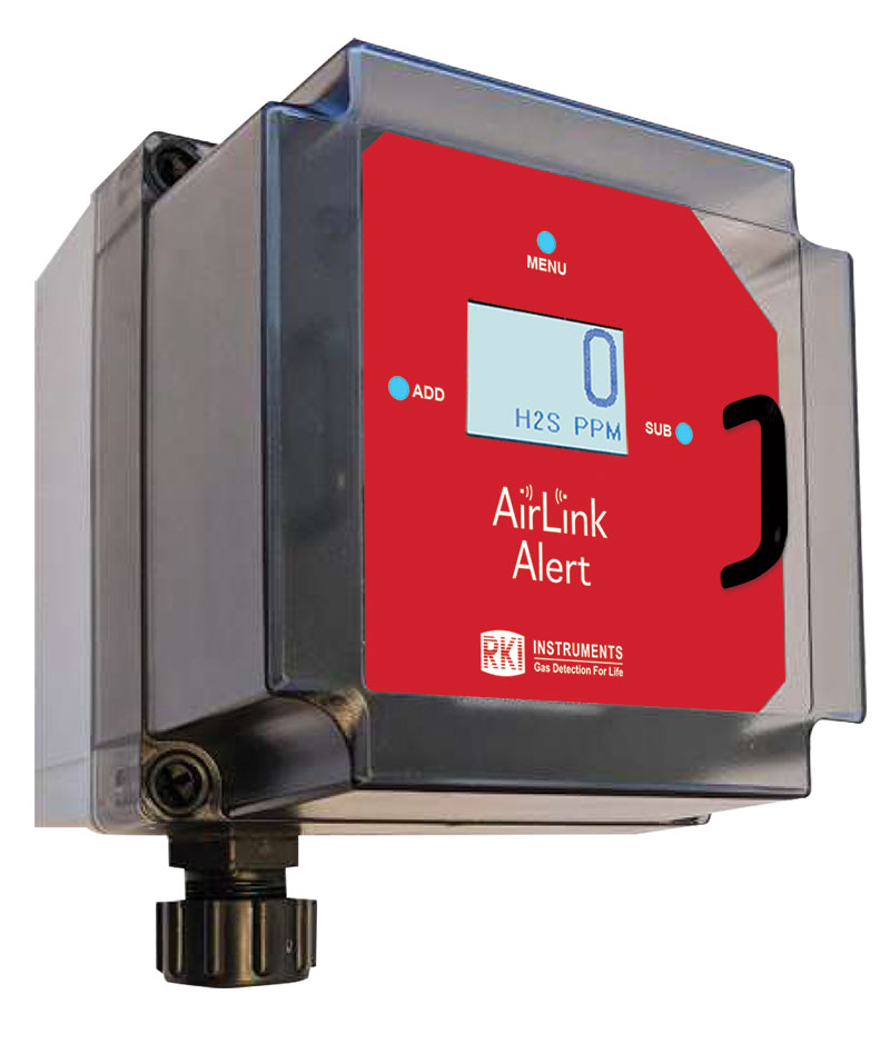 AirLink Alert Wireless Transmitter Standalone Toxic Gas Detector