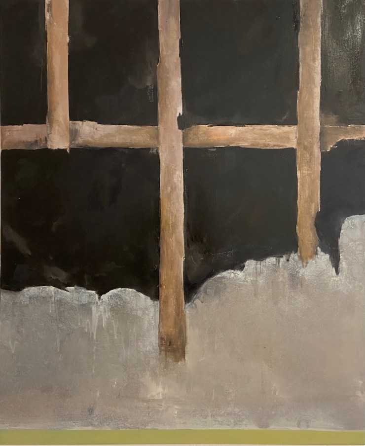 And None too Soon
Oil on Canvas 
120 x 100cm