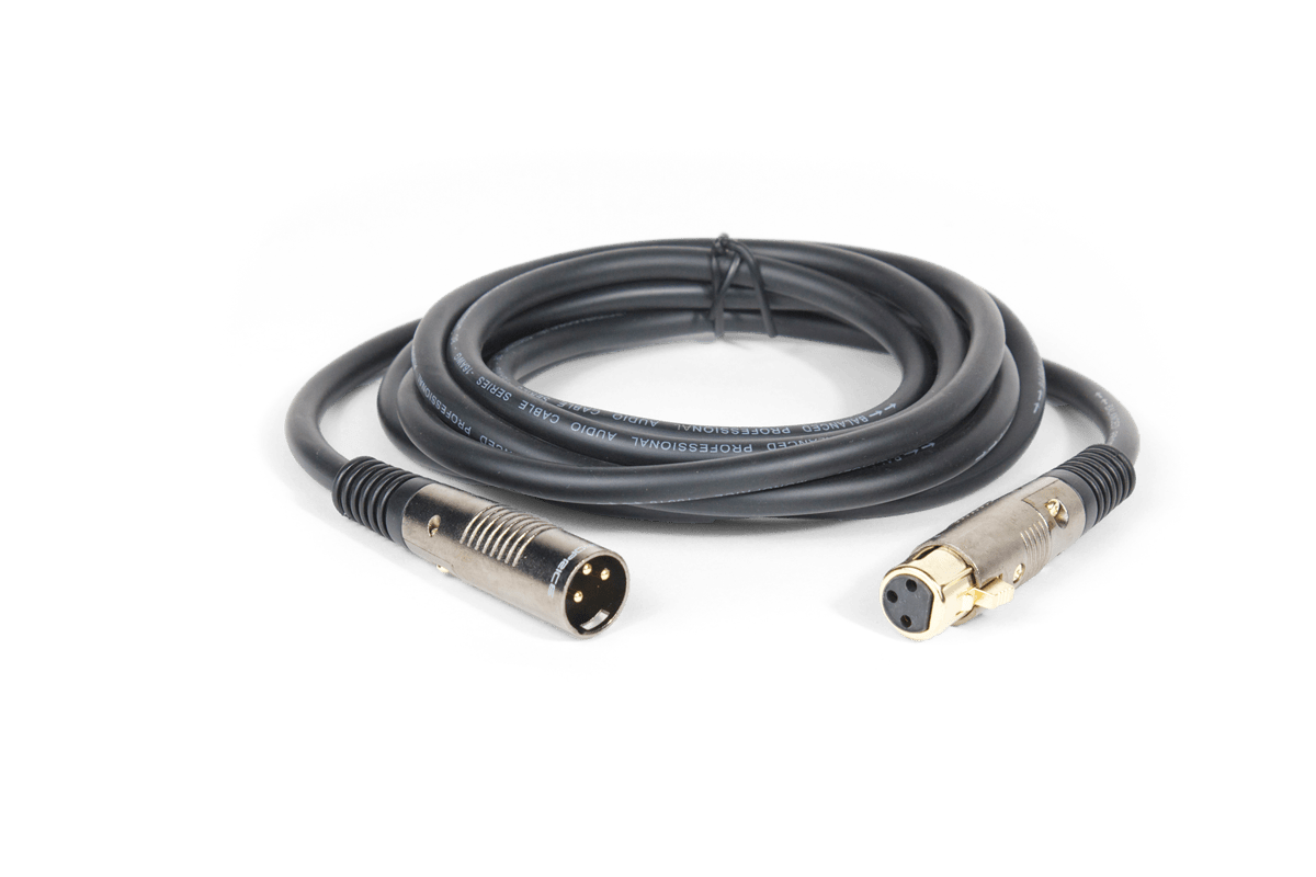XLR male to XLR female cable (10 ft) Williams AV