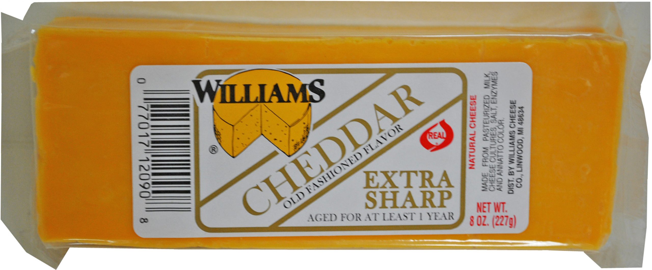 Extra Sharp Cheddar 8 oz. Williams Cheese