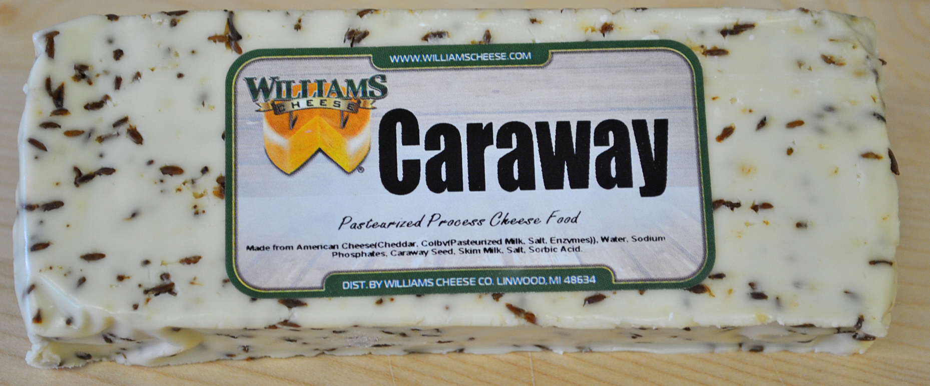 Caraway Cheese 8 oz Williams Cheese