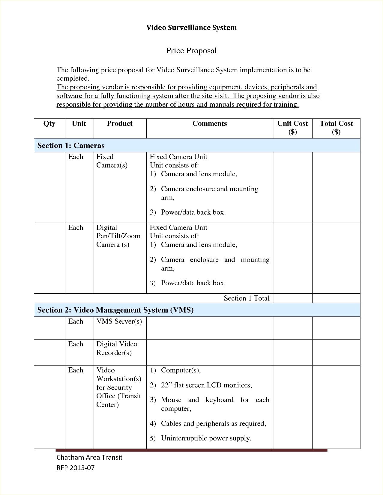 Structured Cabling Proposal Template Structured Cabling Proposal Template Image Collections