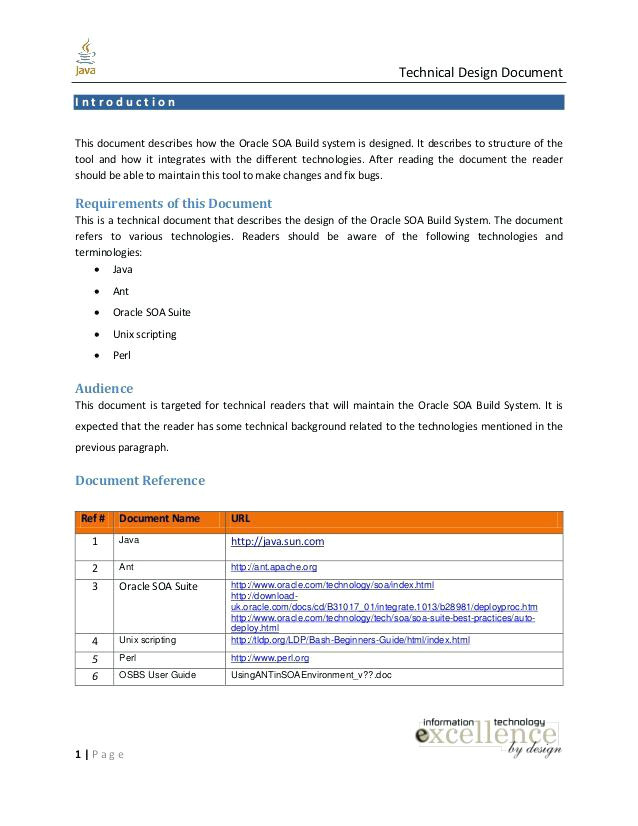 Java Design Document Template williamsonga.us