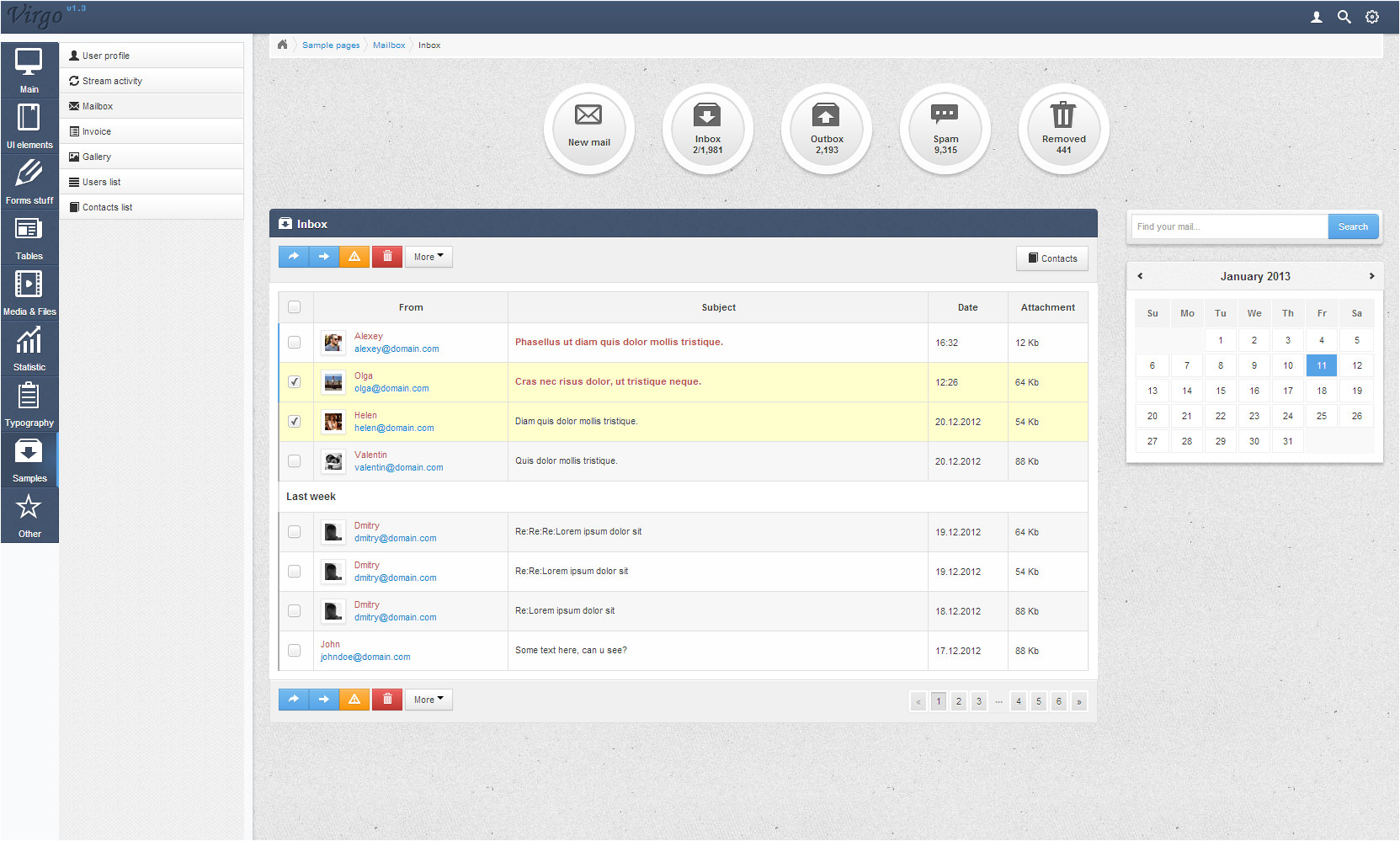 Bootstrap HTML Email Templates williamsonga.us