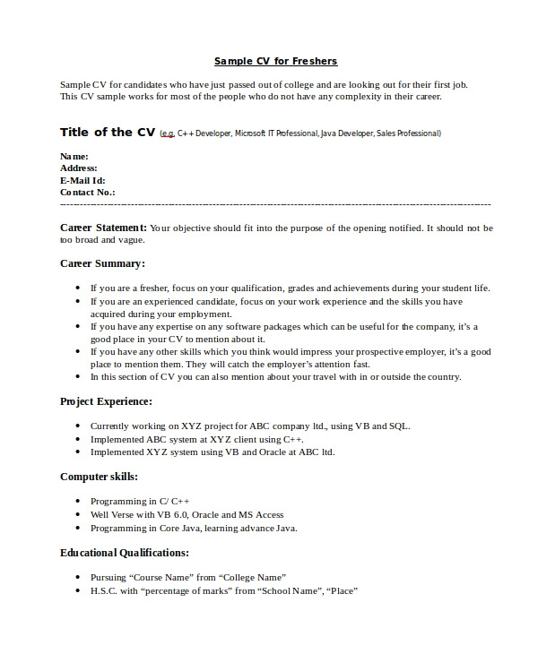 Basic Resume Template Pdf williamsonga.us