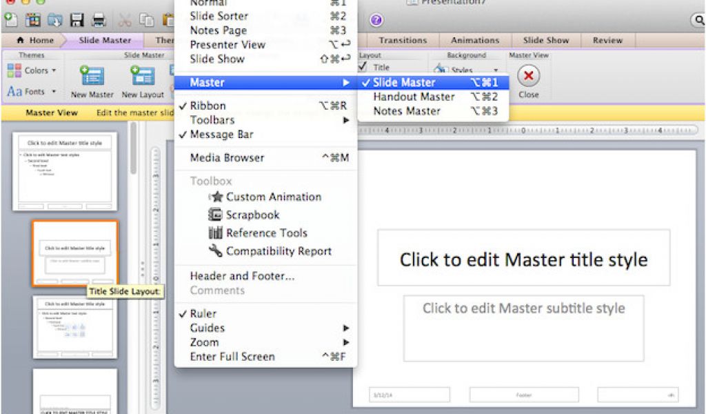 How to Create A Master Template In Powerpoint Create A Custom