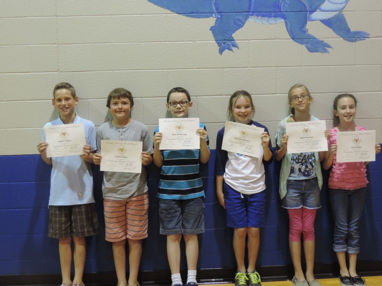 Bethesda Elementary Students Achieve The Presidential Award