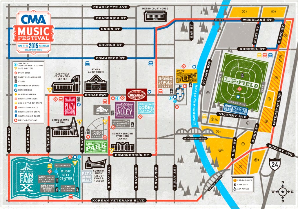 2022 CMA Festival Stage Schedules COUNTRY STAR PHOTOS