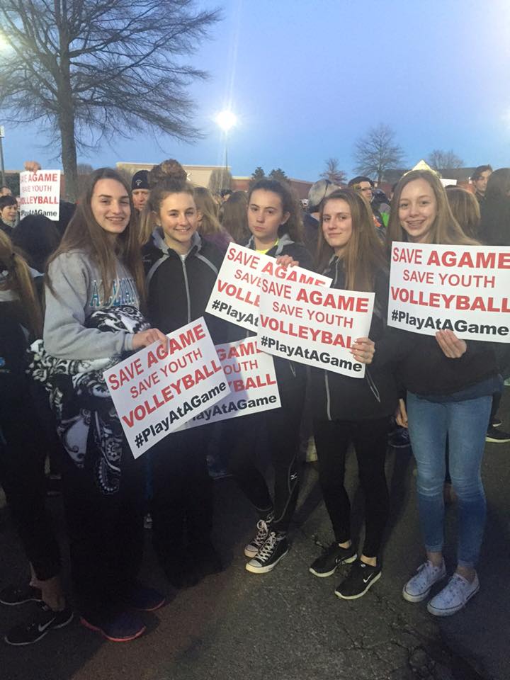 Alliance Volleyball Club Protests AGame Closure Williamson Source