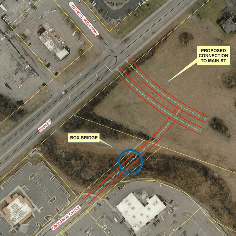 New Crossings Entrance Project Taking Early Steps Williamson Source