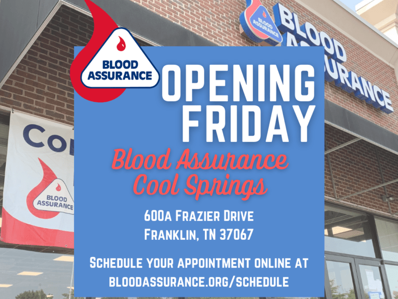 Williamson County to Open its First Blood Donation Center Williamson