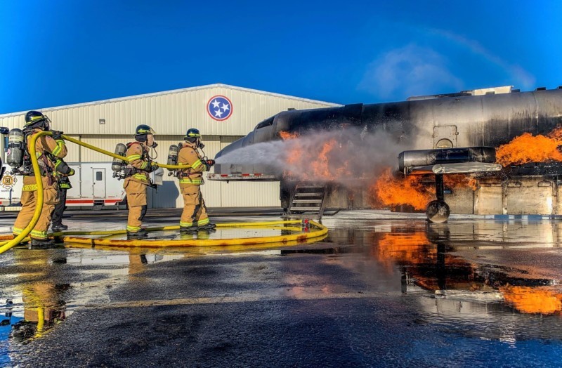 BNA Conducting Annual Fire Safety Training, Drill Produces Fire and