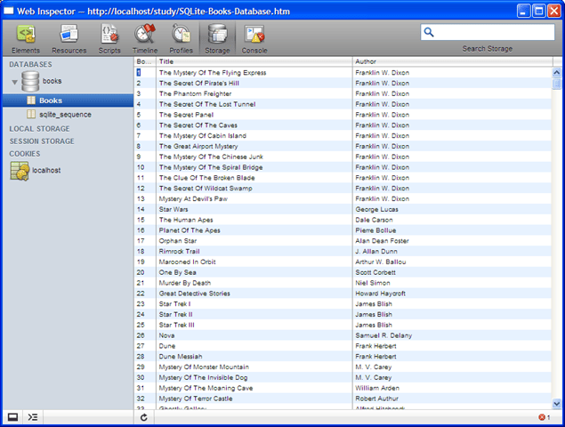 Offline Database On iPhone Using SQLite Williamsport Web Developer Weblog