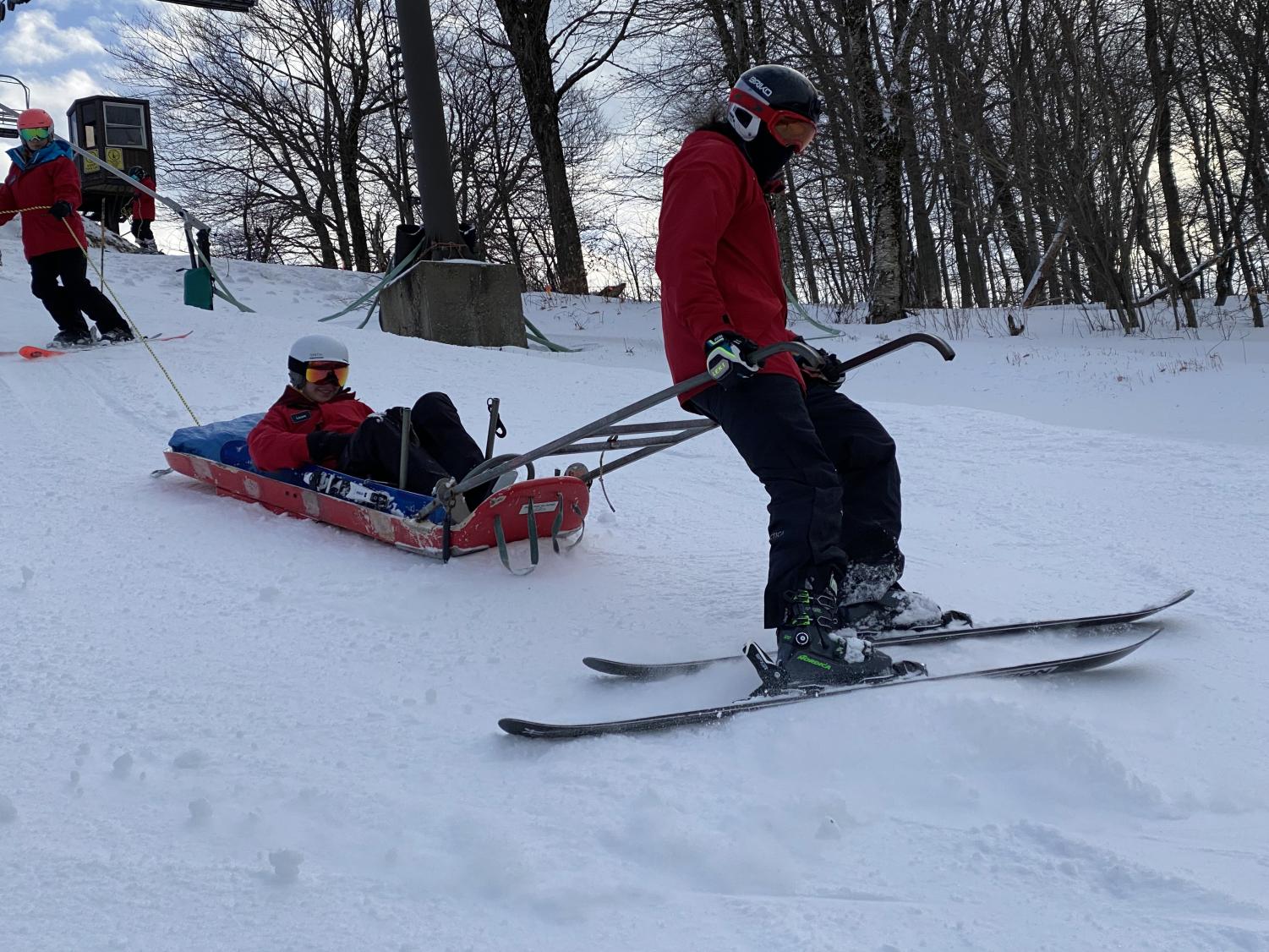 Student ski patrollers volunteer at Jiminy Peak The Williams Record