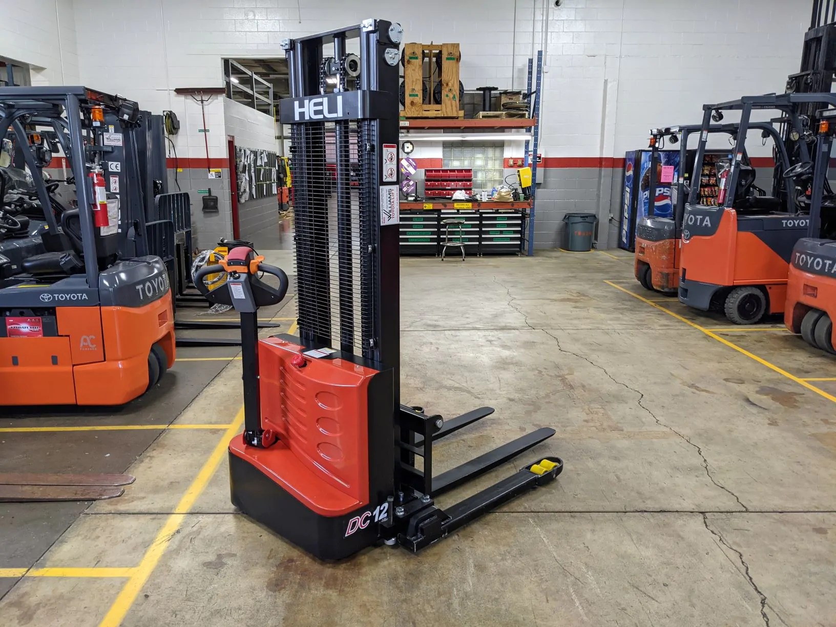 2,640 LBS Cap. Electric Walkie Stacker New LIMITED TIME PRICING