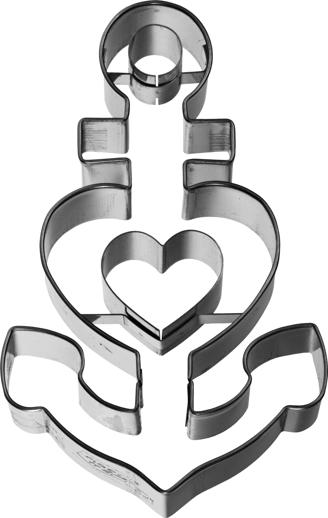 Glaube Liebe Hoffnung mit Innenprägung Willis Förmchen Ausstechformen Backformen aller