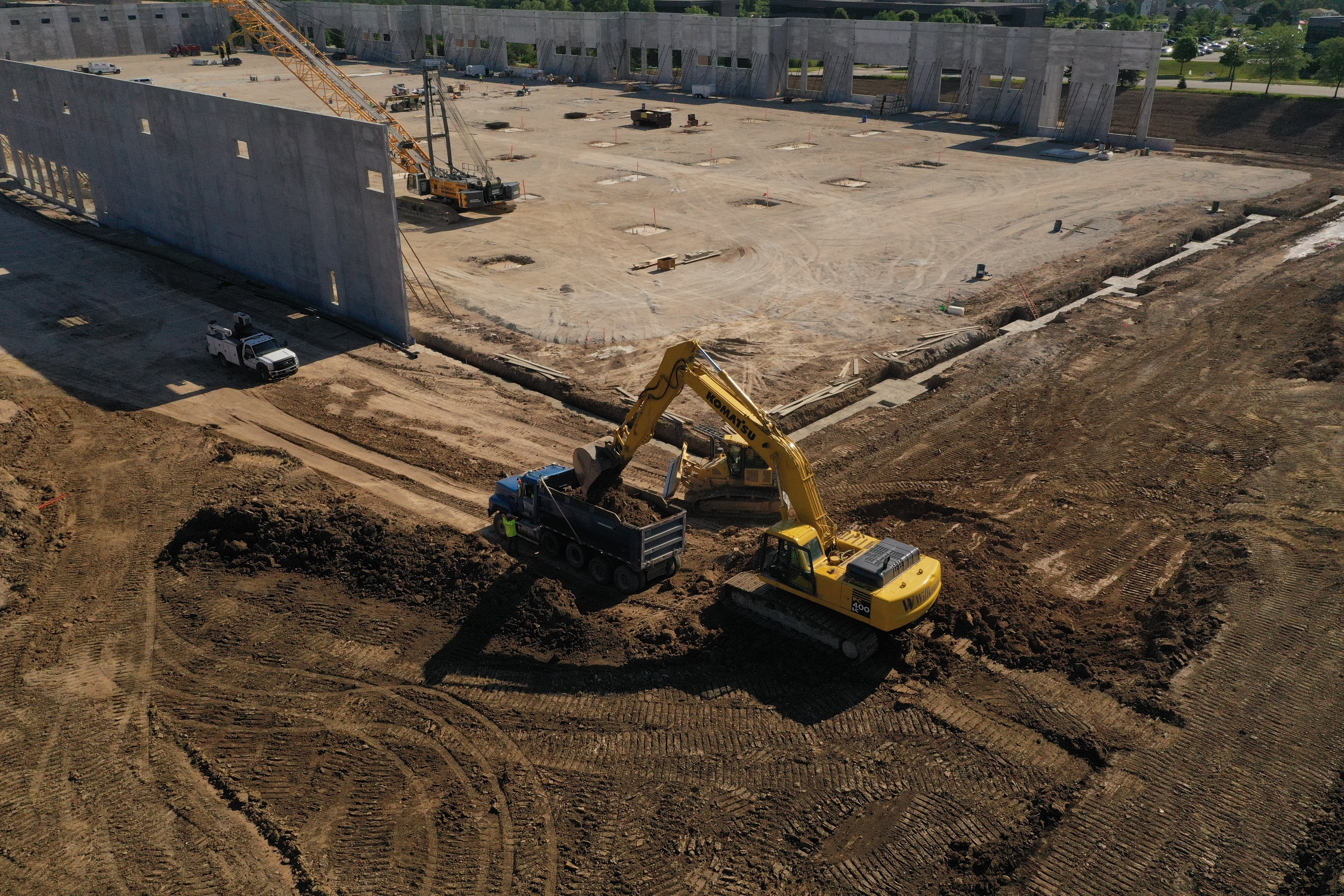 Lakeview 12 Industrial Building Willkomm Exacavating