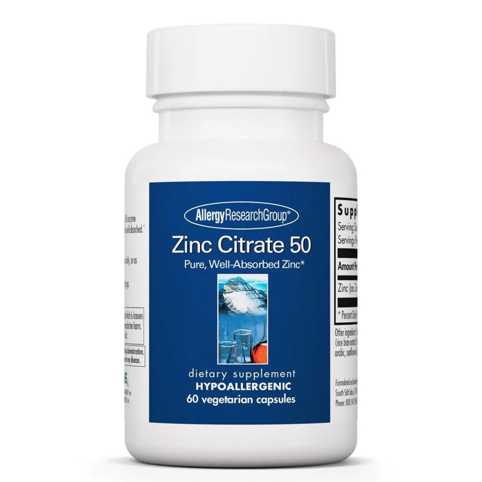 Willner Chemists Allergy Research Group PRODUCT DESCRIPTION Introducing Zinc Citrate 50, an