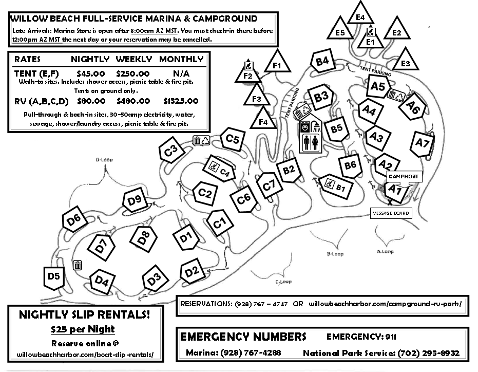 Campground & RV Park Willow Beach Harbor