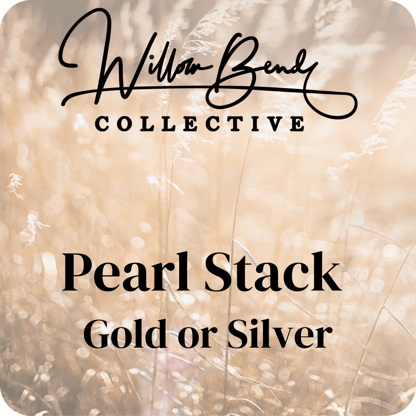 ***PEARL STACK 14K GOLD FILLED OR STERLING SILVER & PEARLS Beaded