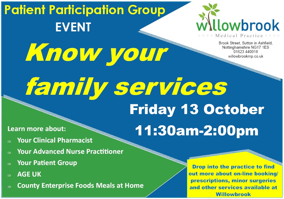 PPG Event « Willowbrook Medical Practice