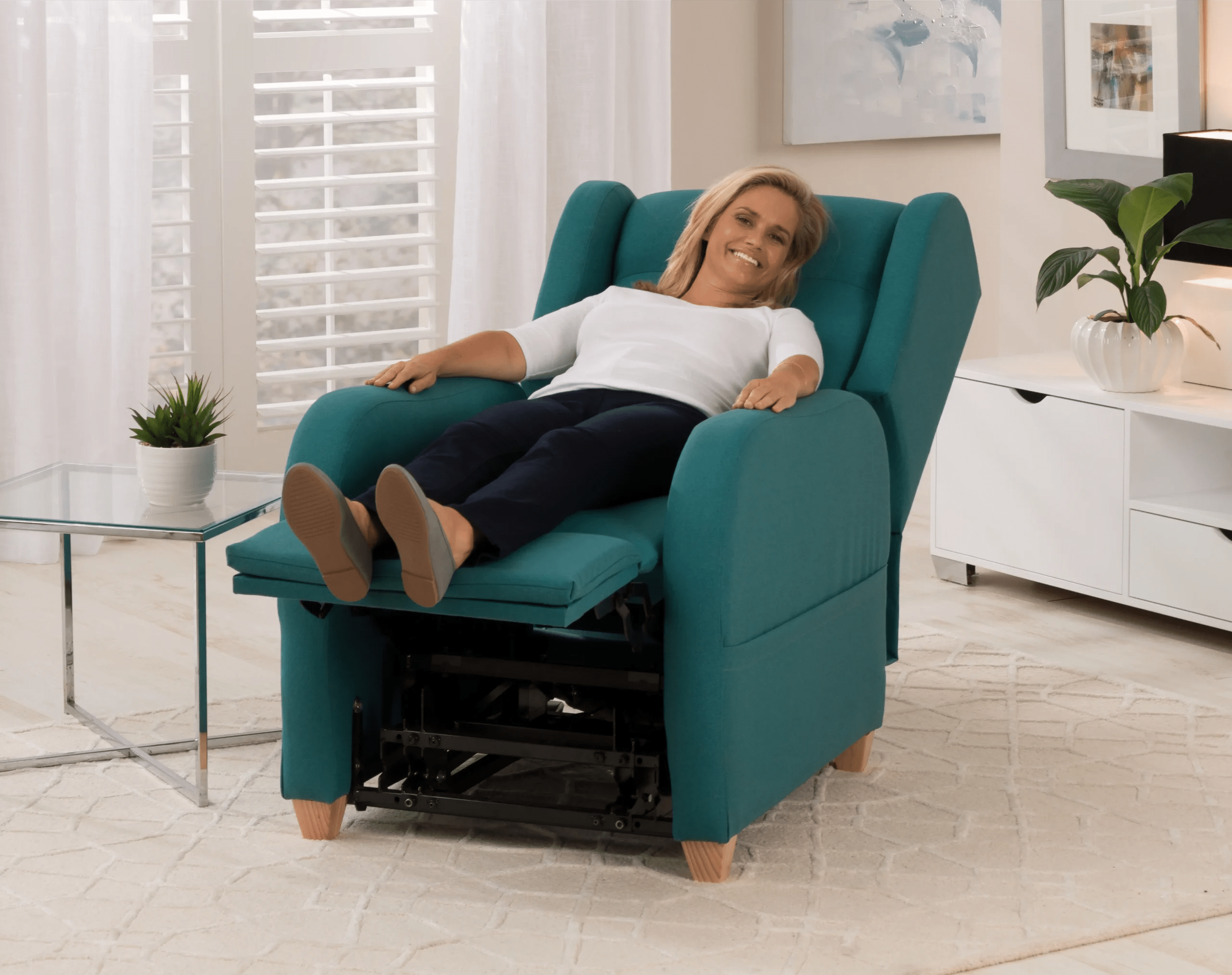 The Modena Rise Recliner Chair Willowbrook Recliners