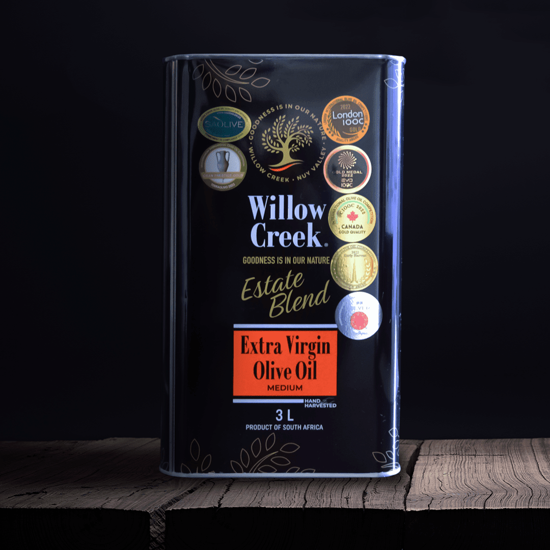 Estate Blend Extra Virgin Olive Oil Tin 3L Willow Creek Olive Estate