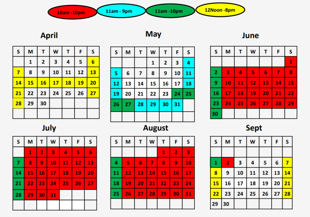 Hours and Directions Salem Willows Arcade and Park Salem MA
