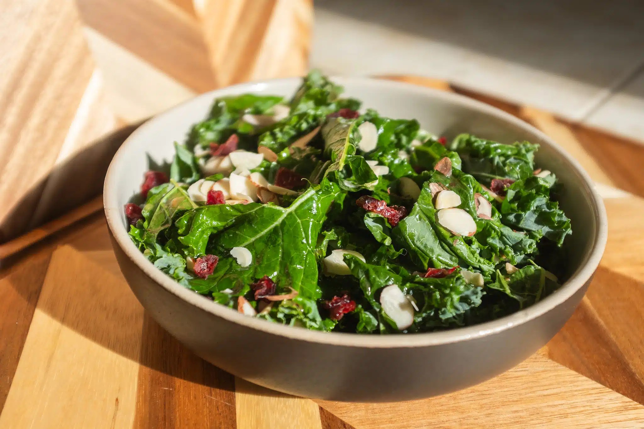 Farmer Andrew's Kale Salad Willowsford Conservancy & Farm