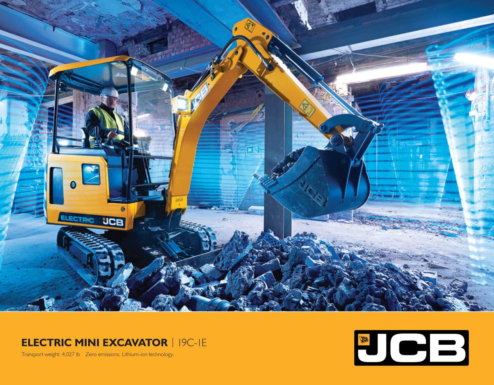 JCB 19CIE Electric Mini Excavator! Williams Plumbing